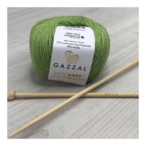 Пряжа Gazzal – Baby Wool XL колір 838 Хакі