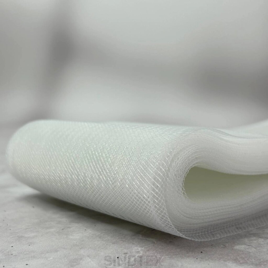 Регілін (кринолін) 100мм (10 см) білий (моток-18м) від компанії SINDTEX - фото 1