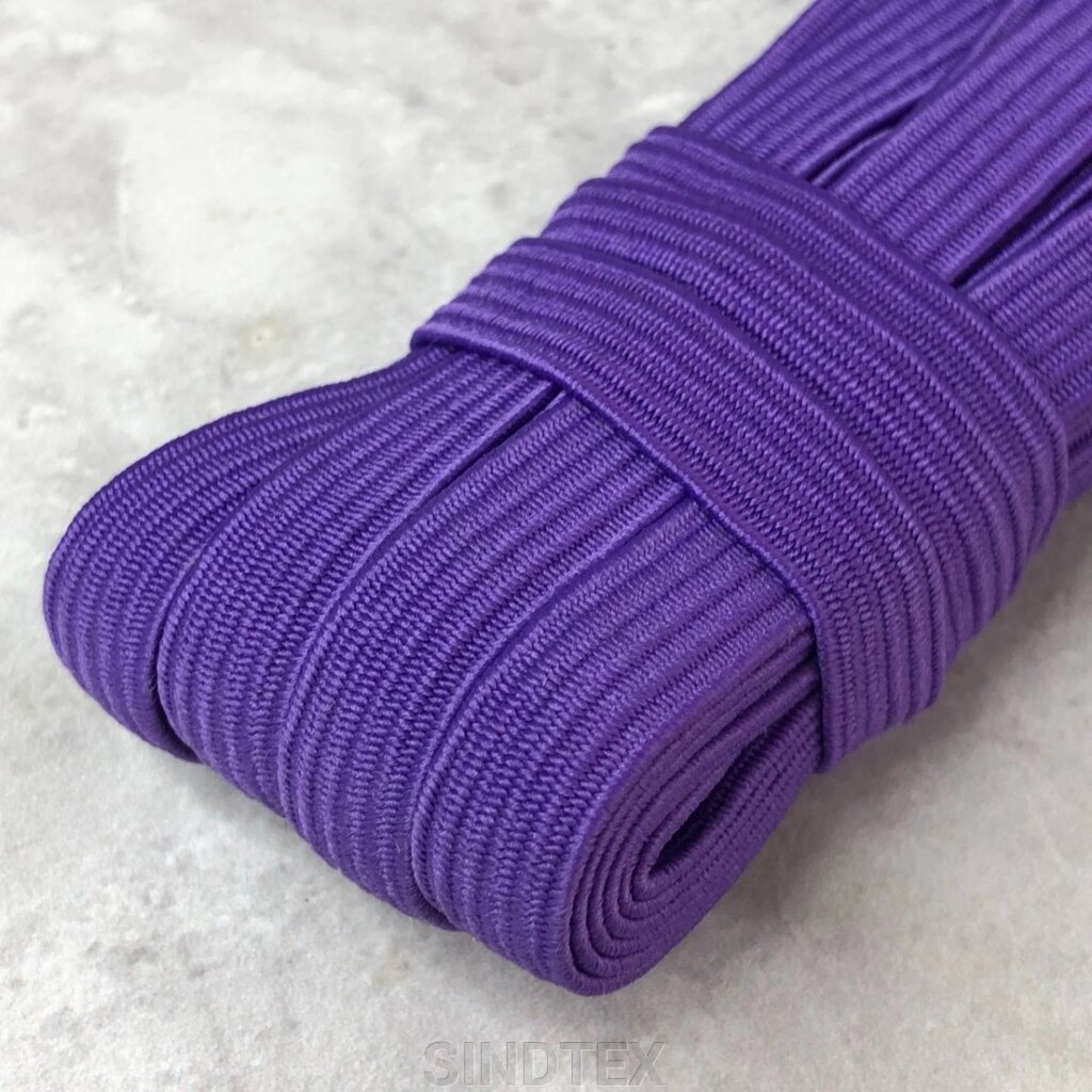 Резинка білизняна фіолетова 10мм (9-10м.) від компанії SINDTEX - фото 1