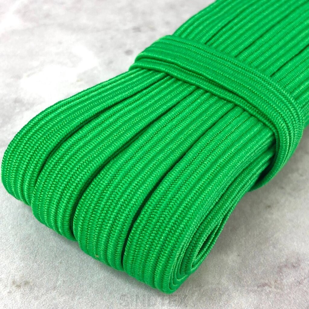 Резинка білизняна зелений яскравий А109 - 10мм (9-10м.) від компанії SINDTEX - фото 1
