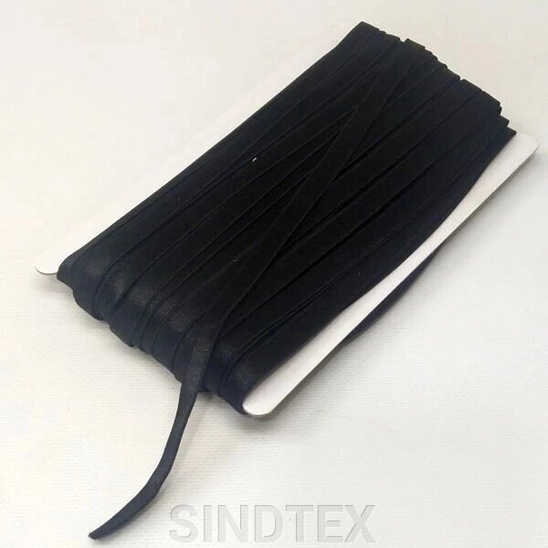 Резинка для бретель, 1 см - чорна (моток 46м.) від компанії SINDTEX - фото 1