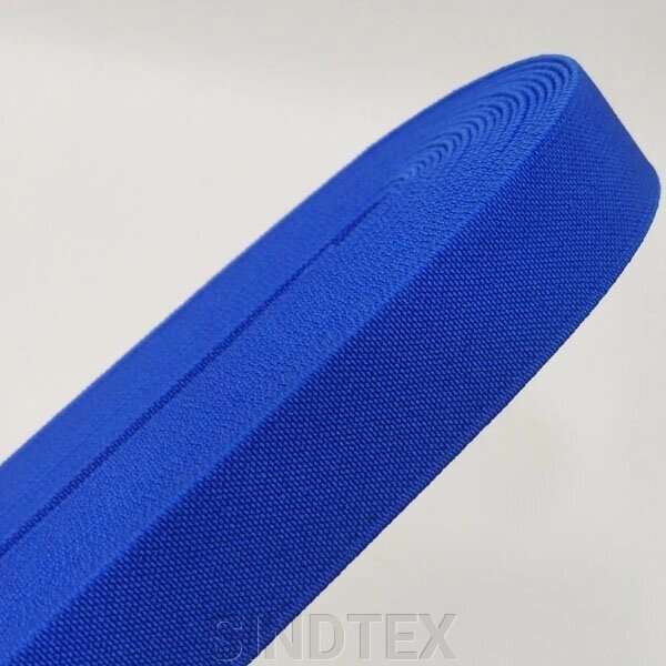 Резинка для одягу широка Sindtex 2см синій електрик від компанії SINDTEX - фото 1