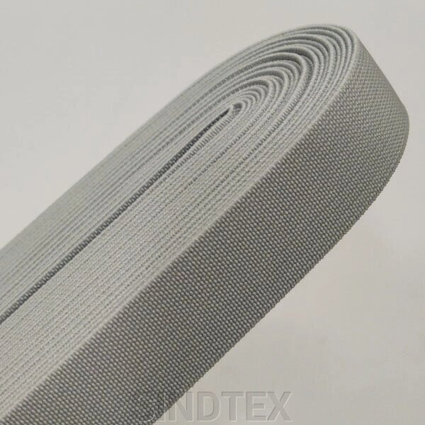 Резинка для одягу широка Sindtex 2см світло-сіра від компанії SINDTEX - фото 1