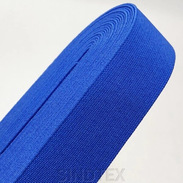 Резинка для одягу широка Sindtex 3см синій електрик від компанії SINDTEX - фото 1