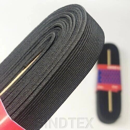 Резинка для одягу широка Strong 2 см чорна від компанії SINDTEX - фото 1