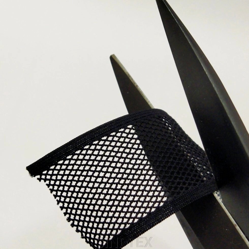 Резинка сіточка для спідньої білизни, 4см - чорна від компанії SINDTEX - фото 1