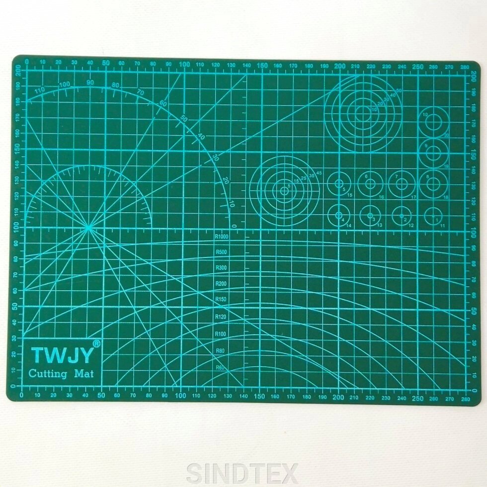 Розкрійний килимок, що самовідновлюється для печворка 30х22 см від компанії SINDTEX - фото 1