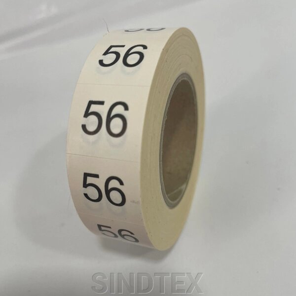 Розмірник клейовий 56 1000шт. від компанії SINDTEX - фото 1
