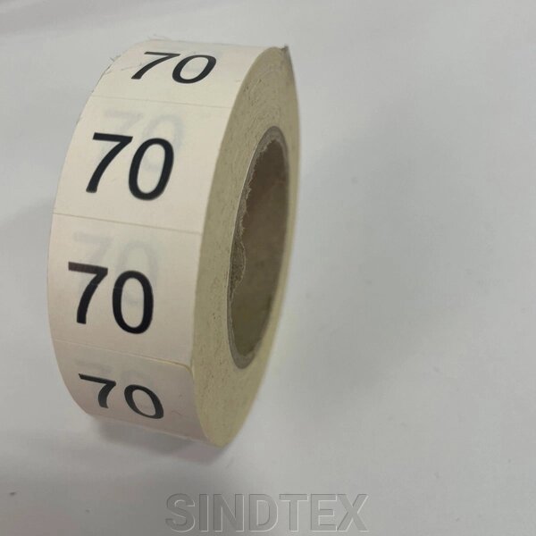 Розмірник клейовий 70 1000шт. від компанії SINDTEX - фото 1