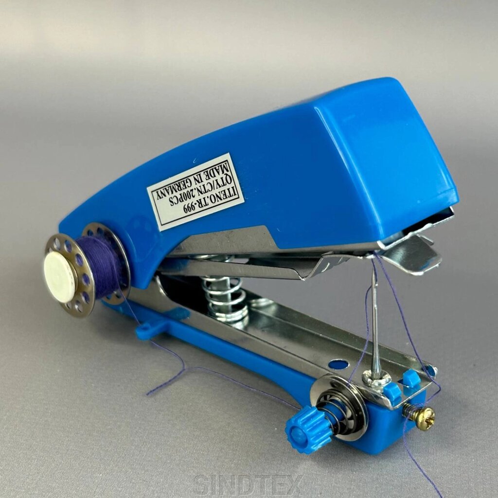 Ручна міні-швейна машинка для дому та рукоділля від компанії SINDTEX - фото 1