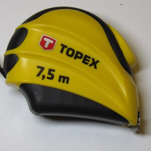 Рулетка вимірювальна TOPEX 7,5м 27C387