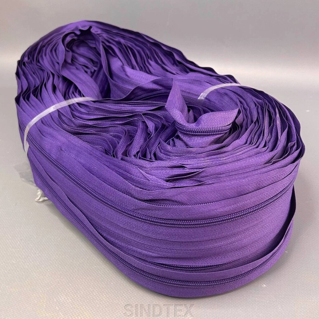 Рулонна блискавка, спіраль Т-5 колір #559 фіолетовий від компанії SINDTEX - фото 1