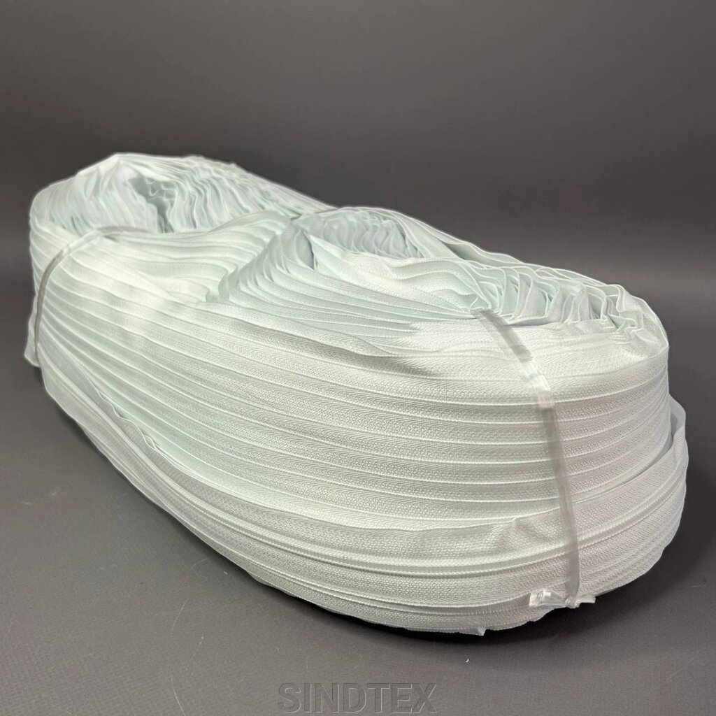 Рулонна блискавка, спіраль Т-5 колір #білий від компанії SINDTEX - фото 1