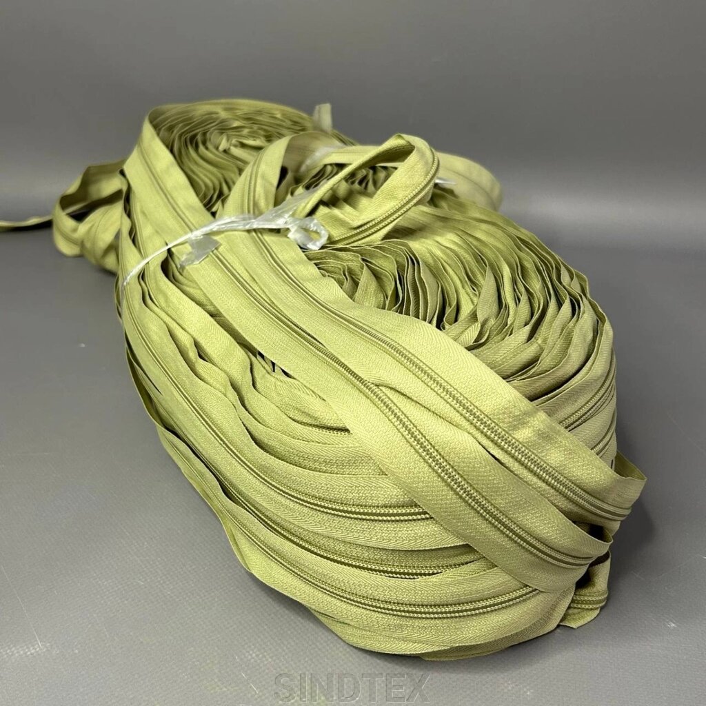 Рулонна блискавка, спіраль Т-5 колір #оливковий від компанії SINDTEX - фото 1