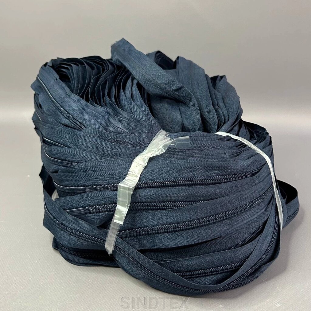 Рулонна блискавка, спіраль Т-5 колір #синій джинс від компанії SINDTEX - фото 1