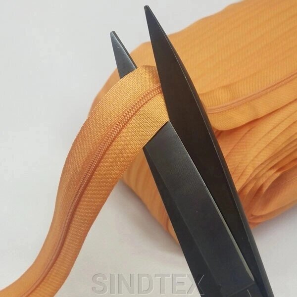 Рулонна блискавка типу спіраль T-3 Колір # 043 помаранчевий від компанії SINDTEX - фото 1