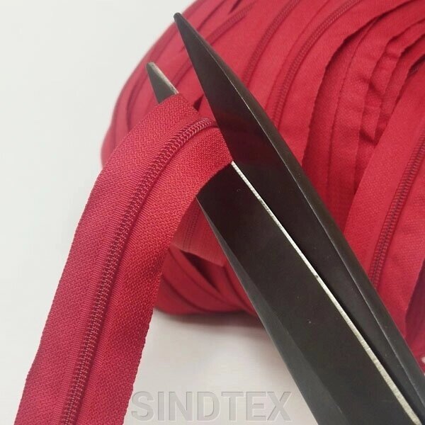 Рулонна блискавка типу спіраль T-3 Колір # 171 Червоний від компанії SINDTEX - фото 1