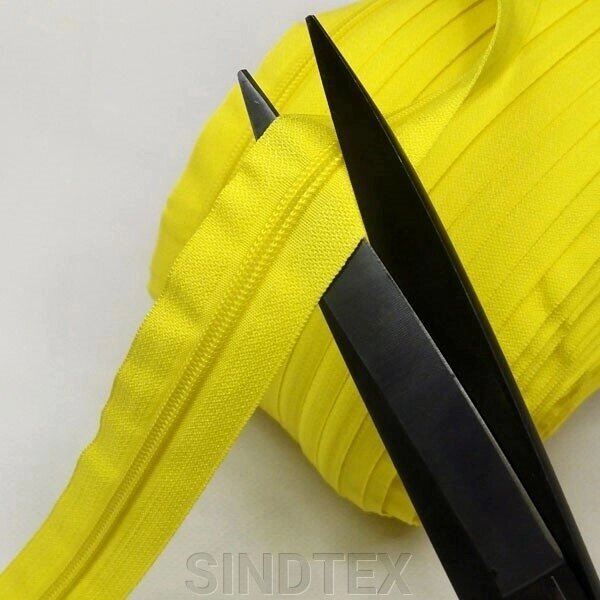 Рулонна блискавка типу спіраль T-3 Колір # 504 Жовтий від компанії SINDTEX - фото 1