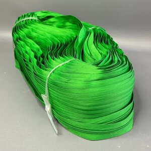 Рулонна блискавка, спіраль Т-5 колір #150 зелений яскравий