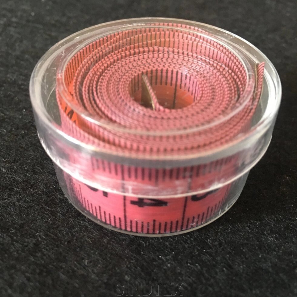Сантиметр Швейний (у пластиковій коробочці) 1,5м. колір асорті від компанії SINDTEX - фото 1
