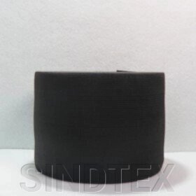 Широка білизняна резинка для одягу Sindtex чорний 12 см х 22,5 м від компанії SINDTEX - фото 1