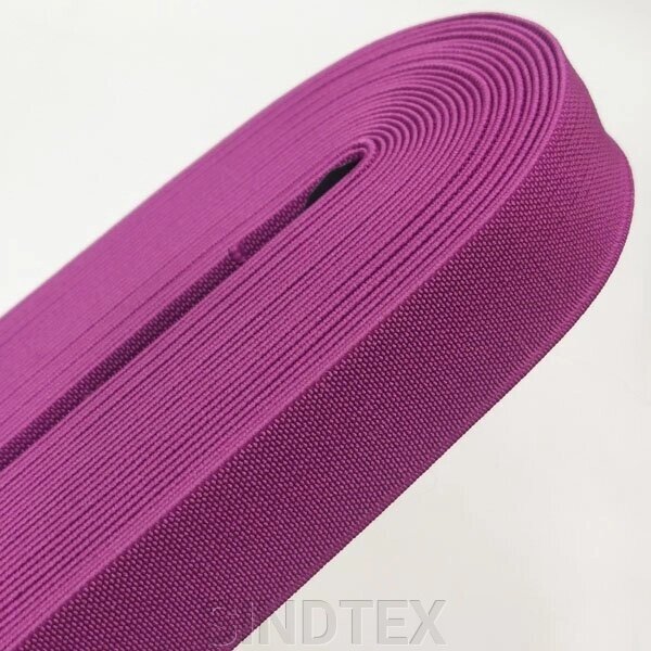 Широка резинка для одягу 2см фуксія від компанії SINDTEX - фото 1
