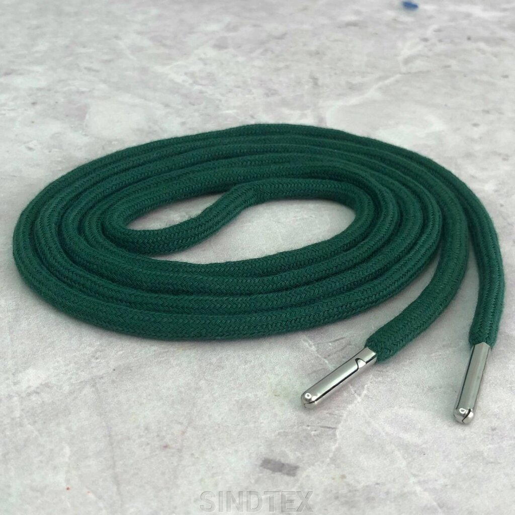 Шнурок для одягу, довжина 145 см, Ø 4 мм - зелений від компанії SINDTEX - фото 1