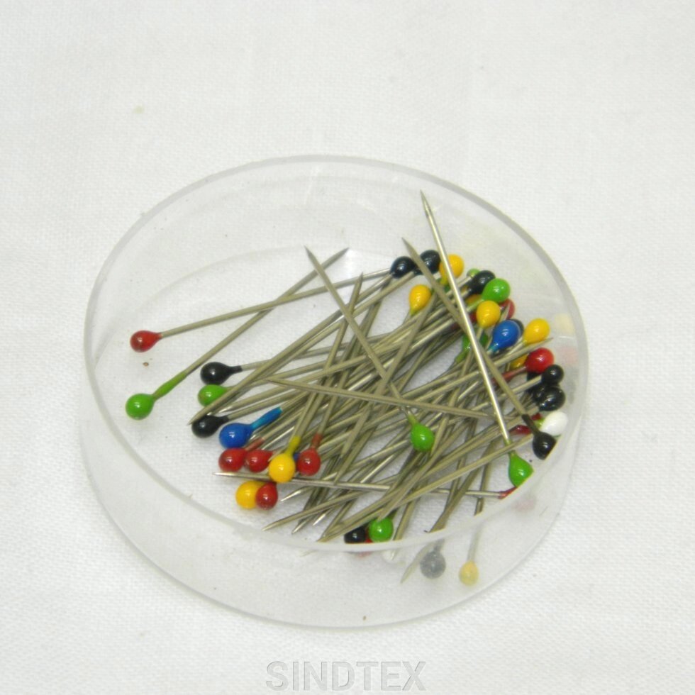 Шпильки портновські (гвоздики з кулькою) - 25мм від компанії SINDTEX - фото 1