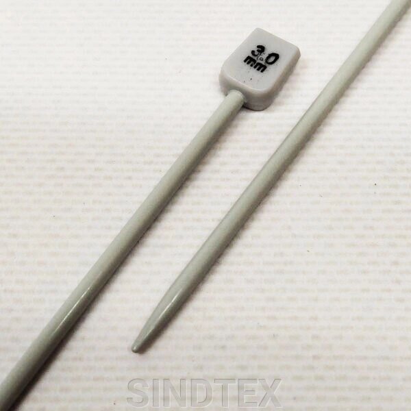 Спиці для в'язання прямі 3 мм від компанії SINDTEX - фото 1