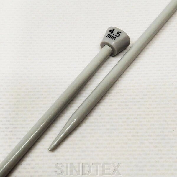 Спиці для в'язання прямі 4,5 мм від компанії SINDTEX - фото 1