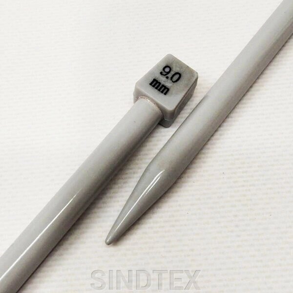 Спиці для в'язання прямі 9 мм від компанії SINDTEX - фото 1