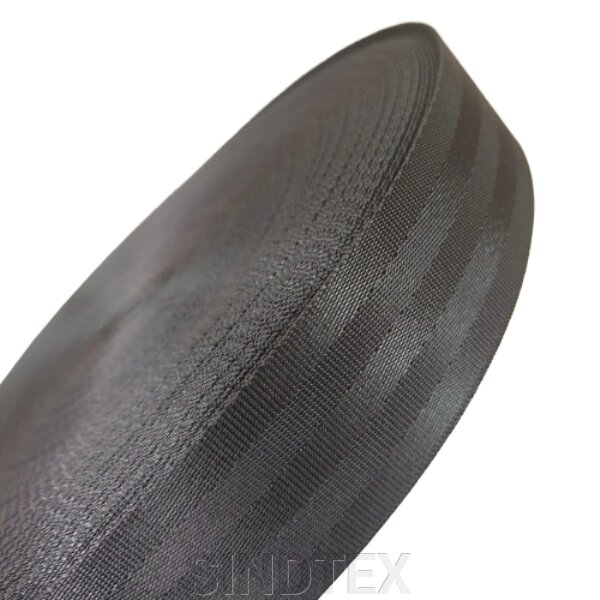 Стропа м'яка ремінна "Ялинка" 3,2 чорна від компанії SINDTEX - фото 1