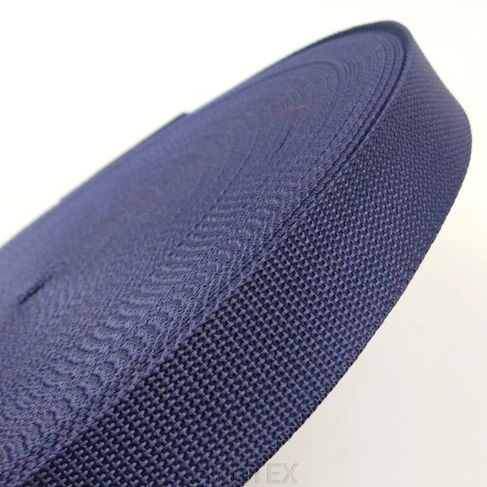 Тасьма сумкова-ремінна Sindtex 3см синя від компанії SINDTEX - фото 1