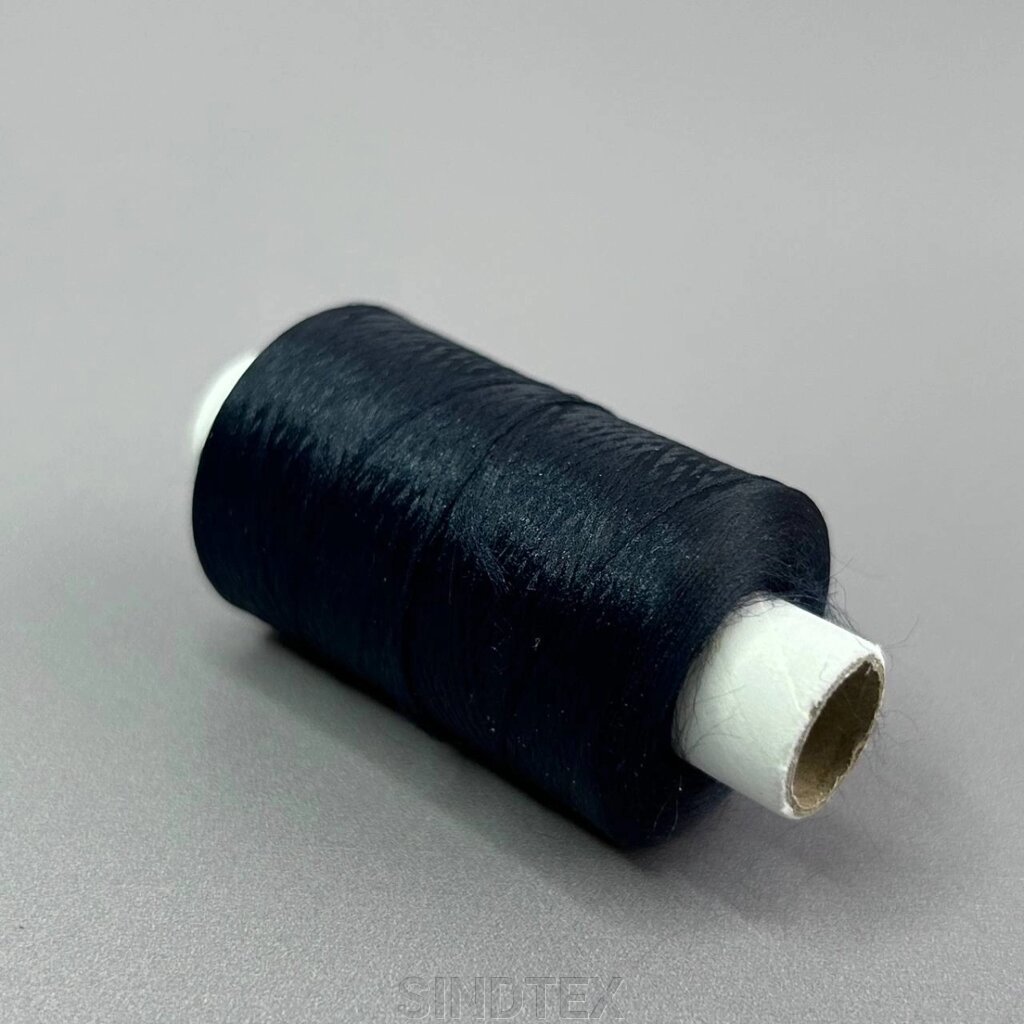 Текстуровані нитки Sindtex для оверлока 150D/1 (1000м) темно-синій від компанії SINDTEX - фото 1