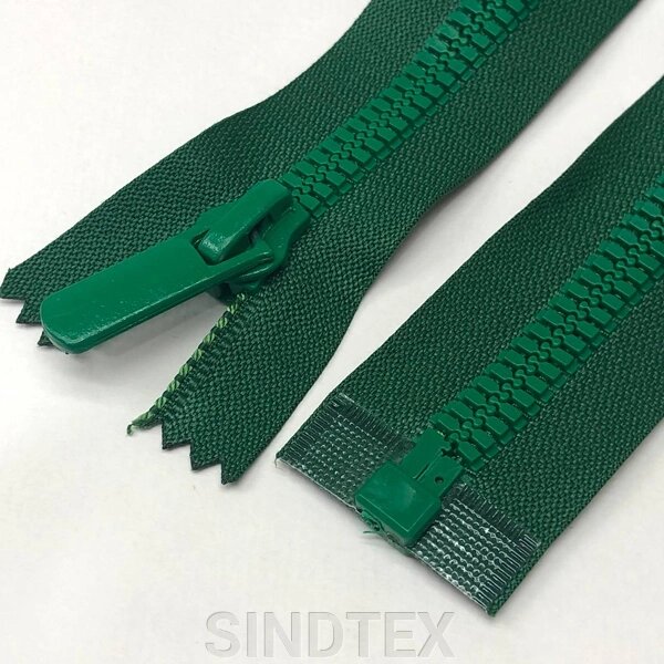 (темно-зелена) Роз'ємна блискавка Баришівка 80см від компанії SINDTEX - фото 1