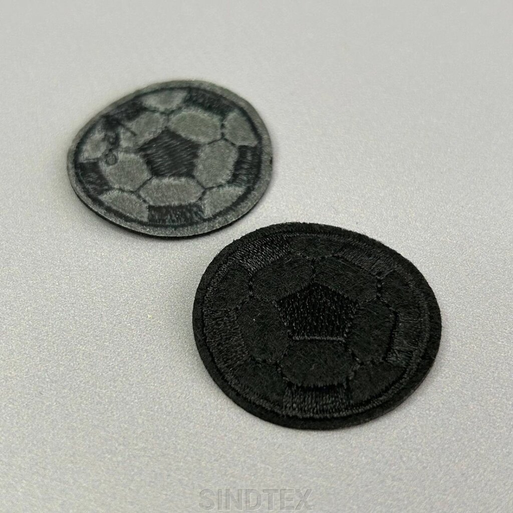 Термо нашивка, латка 3,5 см - чорний від компанії SINDTEX - фото 1
