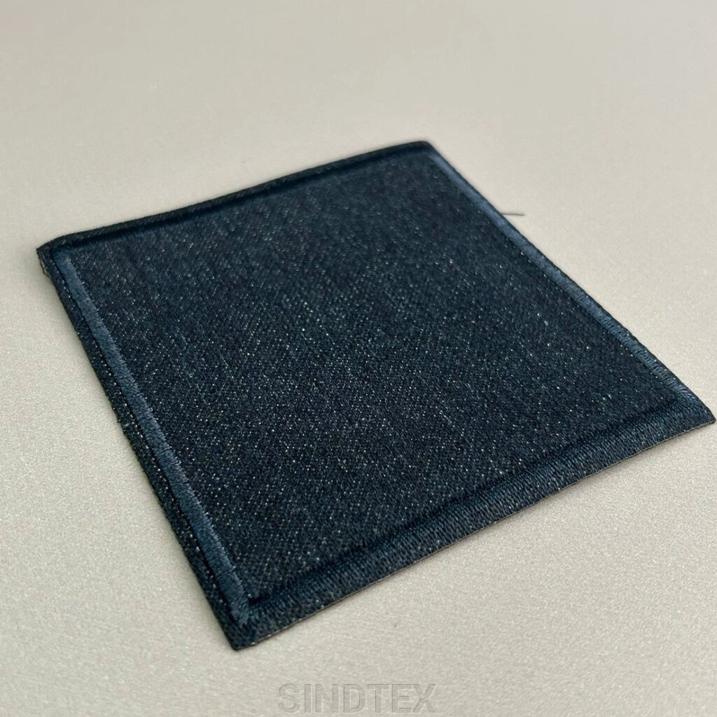 Термо нашивка, латка 9х9 см - синій джинс від компанії SINDTEX - фото 1