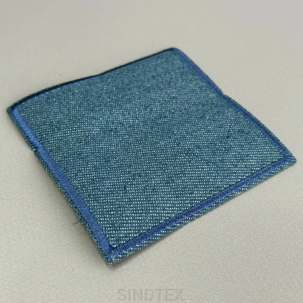 Термо нашивка, латка 9х9 см - світлий джинс від компанії SINDTEX - фото 1