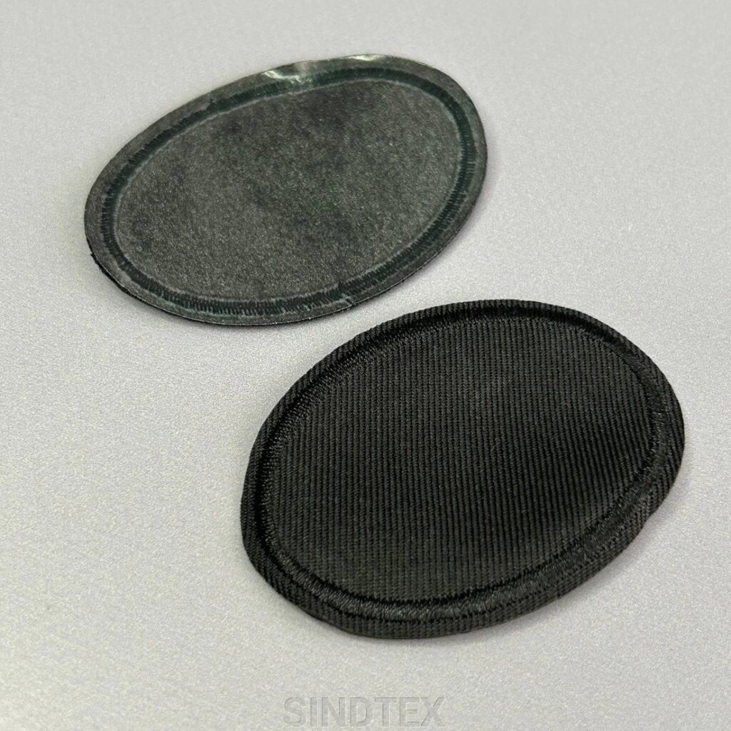 Термо нашивка, латка (RP-6383.1) 5х6,5 см - чорний від компанії SINDTEX - фото 1