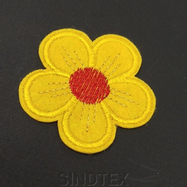 Термонаклейка "Квітка" - 1 од, 5х5 см колір #1 від компанії SINDTEX - фото 1