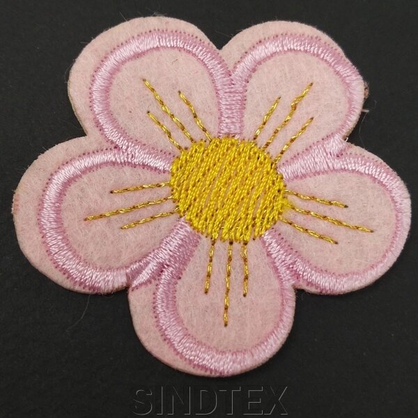 Термонаклейка "Квітка" - 1 од, 5х5 см колір #7 від компанії SINDTEX - фото 1