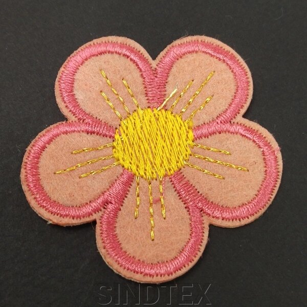 Термонаклейка "Квітка" - 1 од, 5х5 см колір #8 від компанії SINDTEX - фото 1