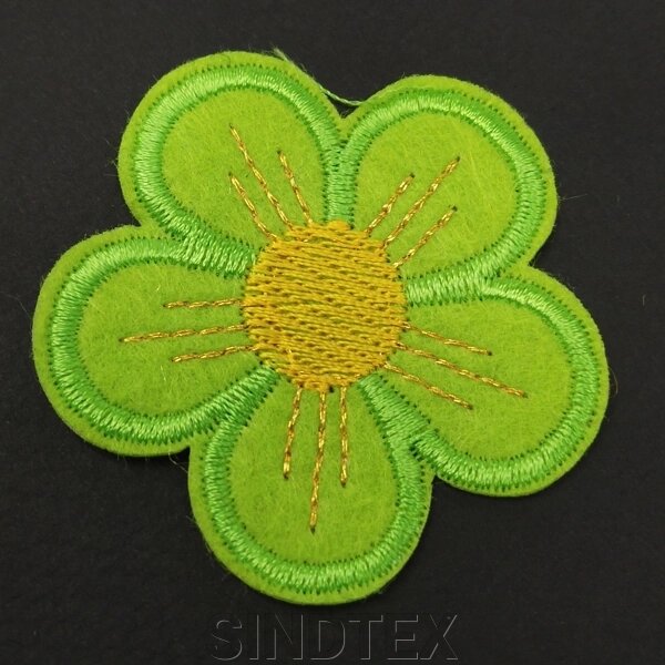 Термонаклейка "Квітка" - 1 од, 5х5 см колір #9 від компанії SINDTEX - фото 1