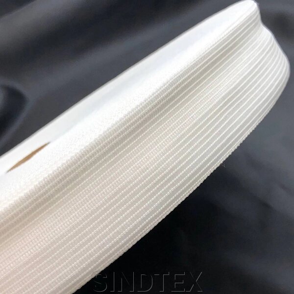 Тесьма окантувальна (лямівка) 30мм/100м тип 4 білий від компанії SINDTEX - фото 1