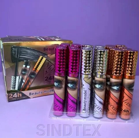 Туш для вій Mascara 24h long lasting від компанії SINDTEX - фото 1