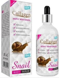 Зволожувальна сироватка для тіла Collagen Snail Deeply Moisturizes, 100 мл