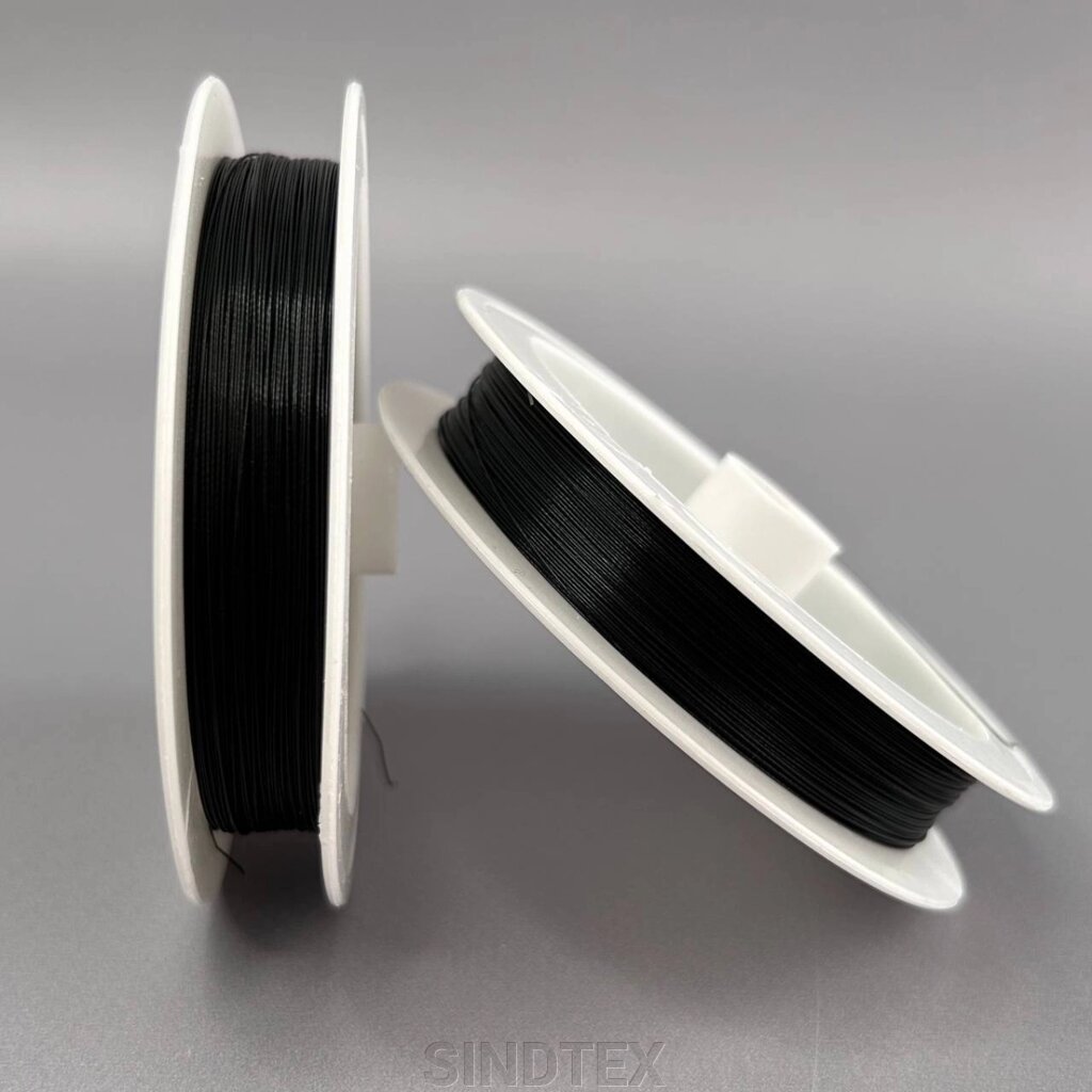 Ювелірний трос (ланка) d-0,3 мм - чорний від компанії SINDTEX - фото 1