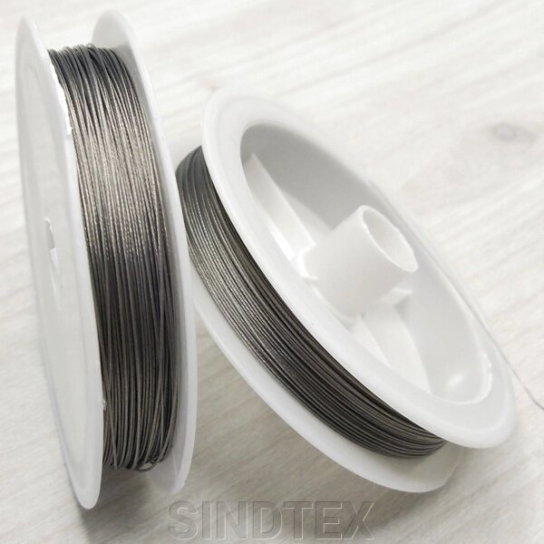 Ювелірний трос (ланка) d-0,3 мм, Сірий від компанії SINDTEX - фото 1