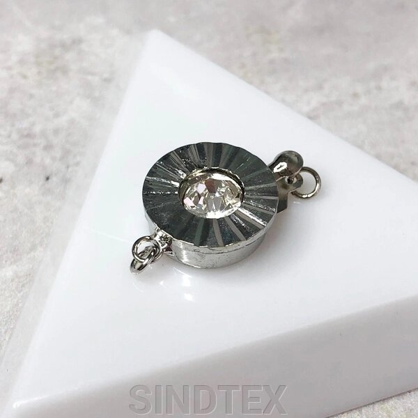 Застібка для браслетів, намиста 14 мм - сталь від компанії SINDTEX - фото 1