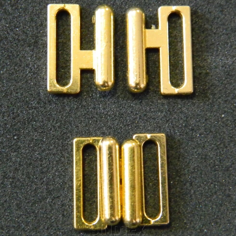 Застібки для купальника, 1,5 см (золото) від компанії SINDTEX - фото 1